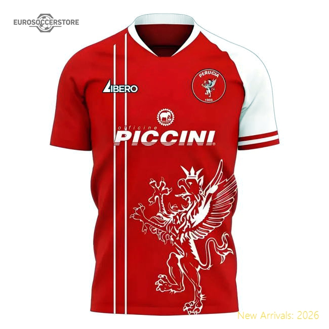 Perugia 2025-2026 Home Concept Football Kit (Libero)-The Soccer Shirt Hub