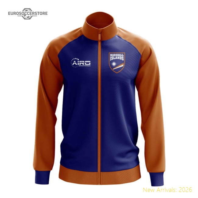 Marshall Islands Concept Football Track Jacket (Blue)-The Soccer Shirt Hub