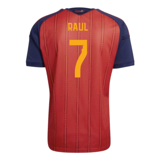 2026-2027 Spain Home Youth Kit (Raul 7)-The Soccer Shirt Hub