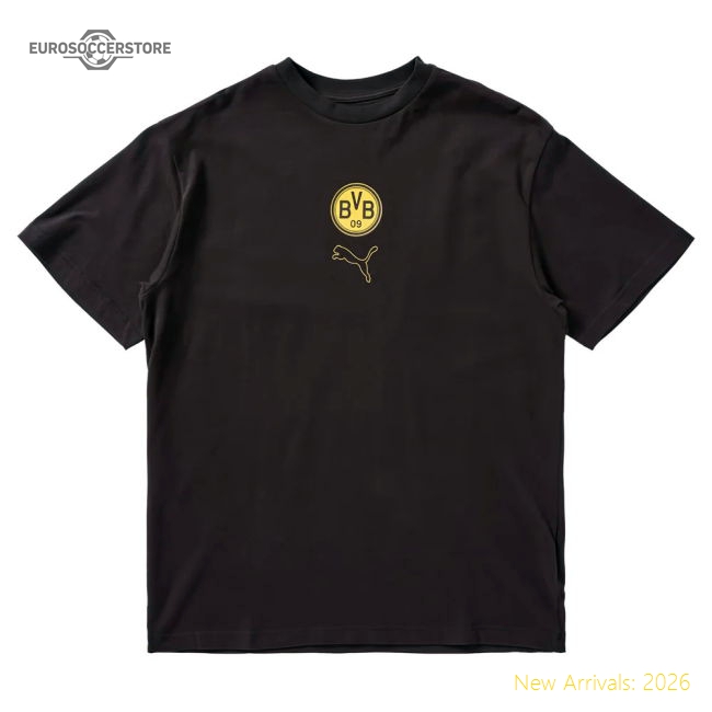 2025-2026 Borussia Dortmund FtblStatement Cellerator Tee - CL (Black)-The Soccer Shirt Hub