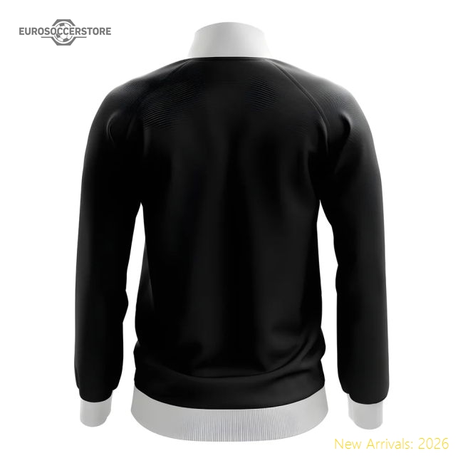 Santos Concept Football Track Jacket (Black)-The Soccer Shirt Hub