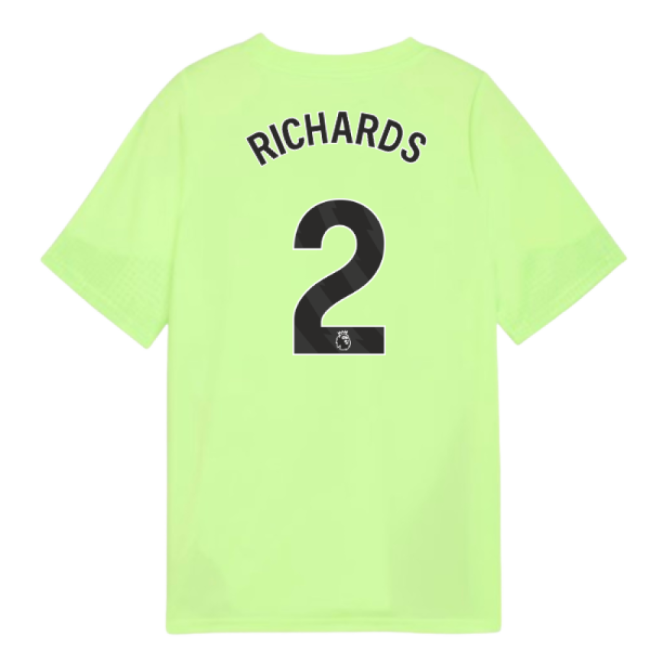 2025-2026 Man City Training Jersey (Fizzy Apple) - Kids (Richards 2)-The Soccer Shirt Hub