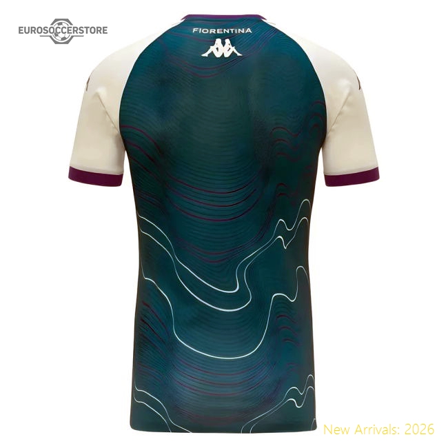 2025-2026 Fiorentina Pre Match Shirt (Turquoise)-The Soccer Shirt Hub