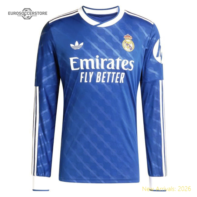 2025-2026 Real Madrid Long Sleeve Third Shirt (Alaba 4)-The Soccer Shirt Hub