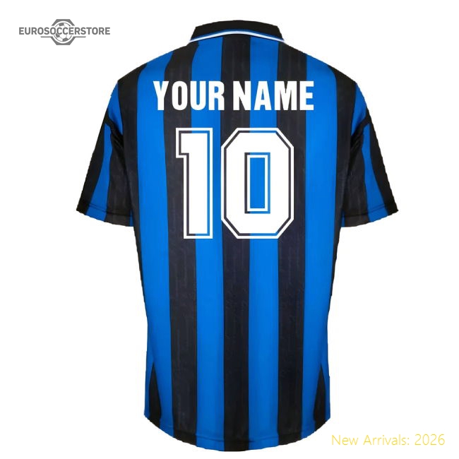 1996 Inter Milan Home Shirt (Your Name)-The Soccer Shirt Hub