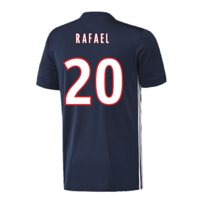 Lyon 2017-18 Away Shirt ((Excellent) L) (Rafael 20)-The Soccer Shirt Hub