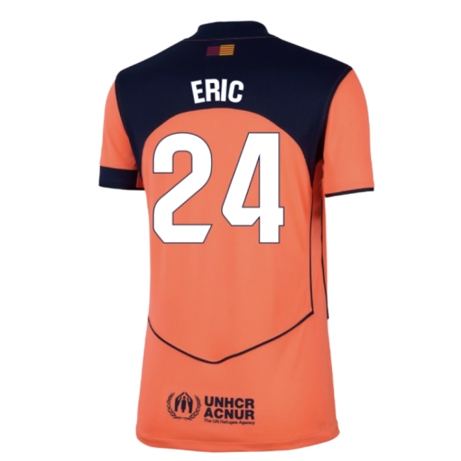 2025-2026 Barcelona Third Shirt (Womens) (Eric 24)-The Soccer Shirt Hub