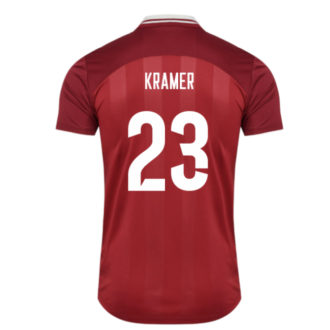2025-2026 Denmark Womens Team Home Shirt (Ladies) (Kramer 23)-The Soccer Shirt Hub