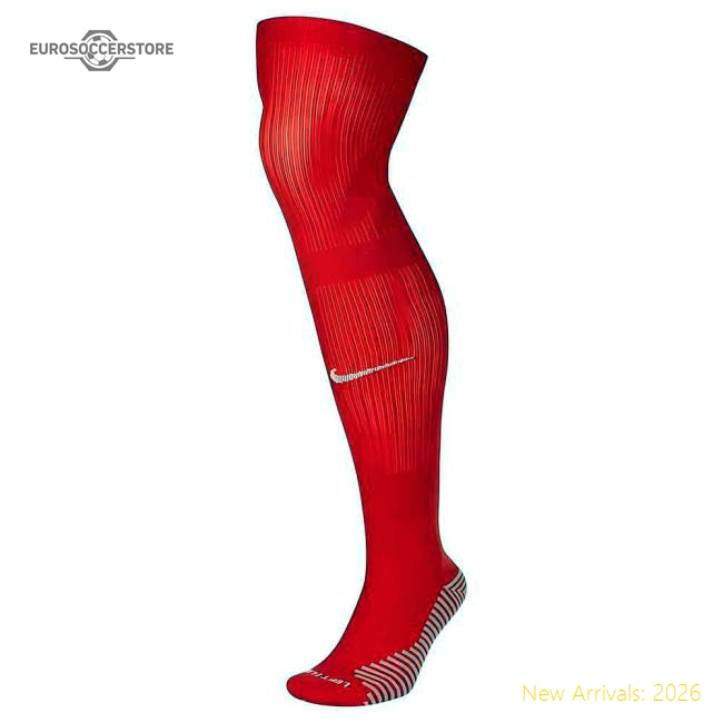 2020-2021 France Nike Home Socks (Red)-The Soccer Shirt Hub