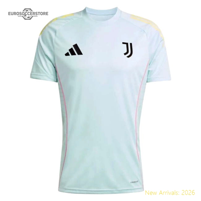 2025-2026 Juventus Training Jersey (Semi Flash Aqua)-The Soccer Shirt Hub