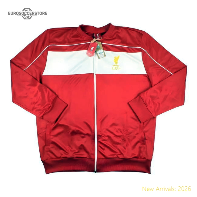 Liverpool 1982 Track Jacket (Red)-The Soccer Shirt Hub