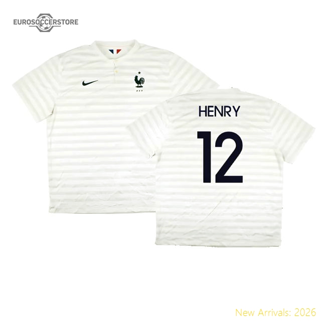 France 2014-15 Away Shirt ((Very Good) XXL) (Henry 12)-The Soccer Shirt Hub