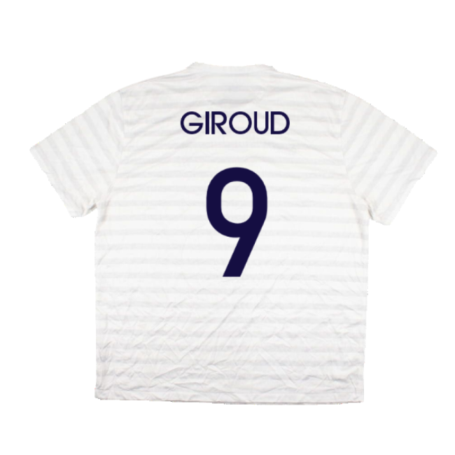 France 2014-15 Away Shirt ((Very Good) XXL) (Giroud 9)-The Soccer Shirt Hub