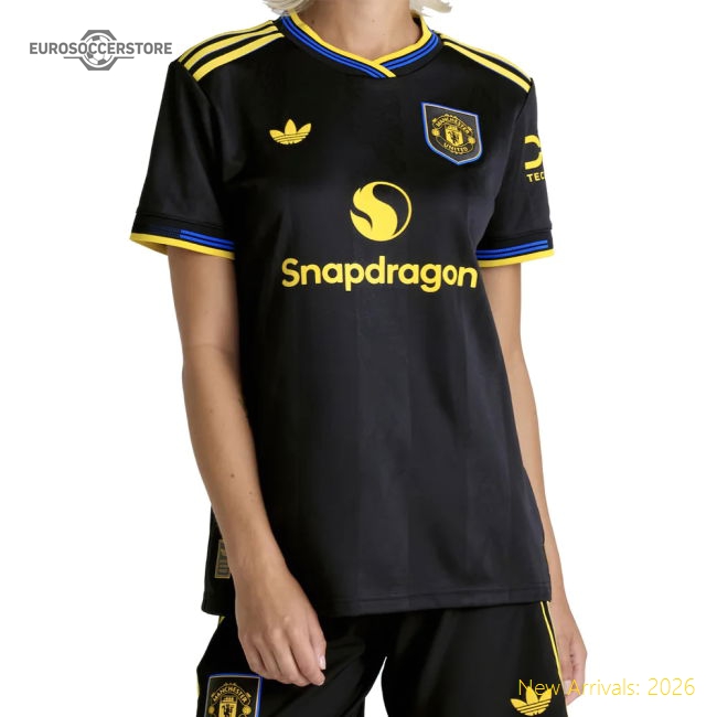 2025-2026 Man Utd Authentic Third Shirt (Womens) (Mount 7)-The Soccer Shirt Hub