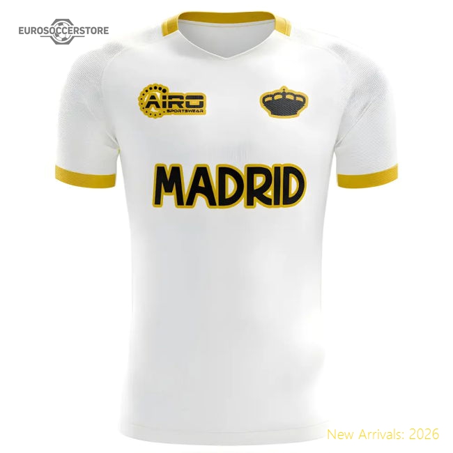 2025-2026 Madrid Concept Training Shirt (White) - Womens-The Soccer Shirt Hub
