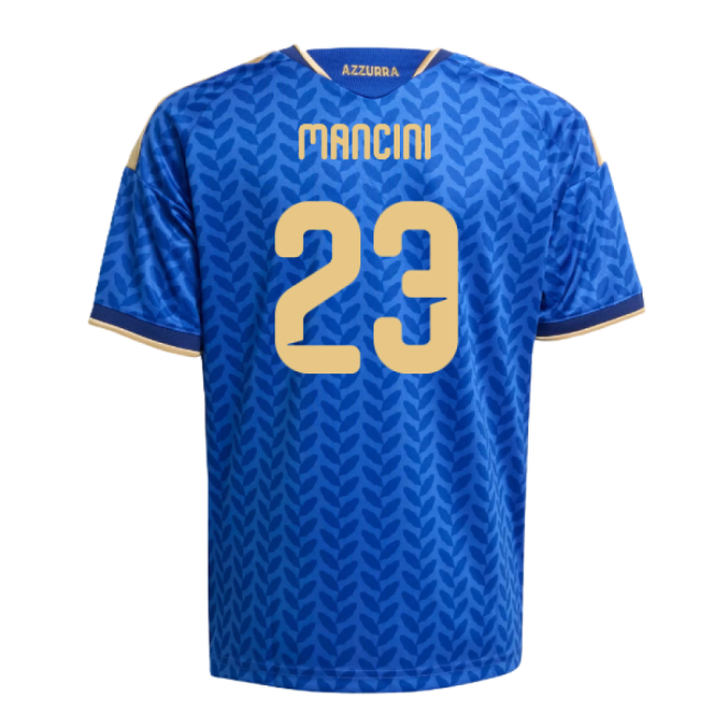 2026-2027 Italy Home Shirt (Kids) (Mancini 23)-The Soccer Shirt Hub