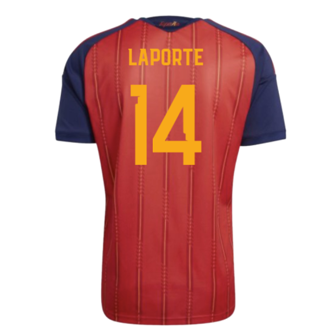 2026-2027 Spain Home Youth Kit (Laporte 14)-The Soccer Shirt Hub