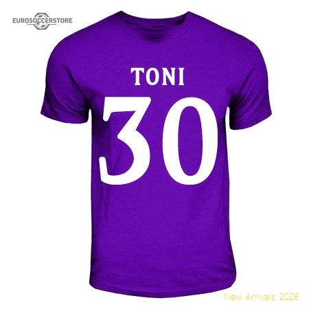 Luca Toni Fiorentina Hero T-shirt (purple)-The Soccer Shirt Hub
