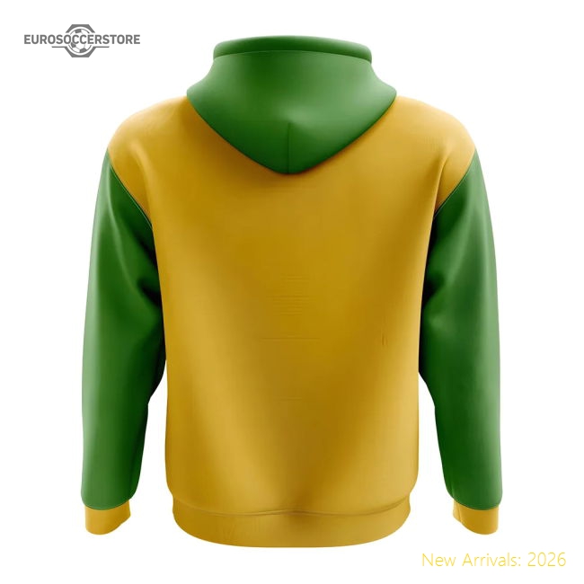Mauritania Concept Country Football Hoody (Yellow)-The Soccer Shirt Hub