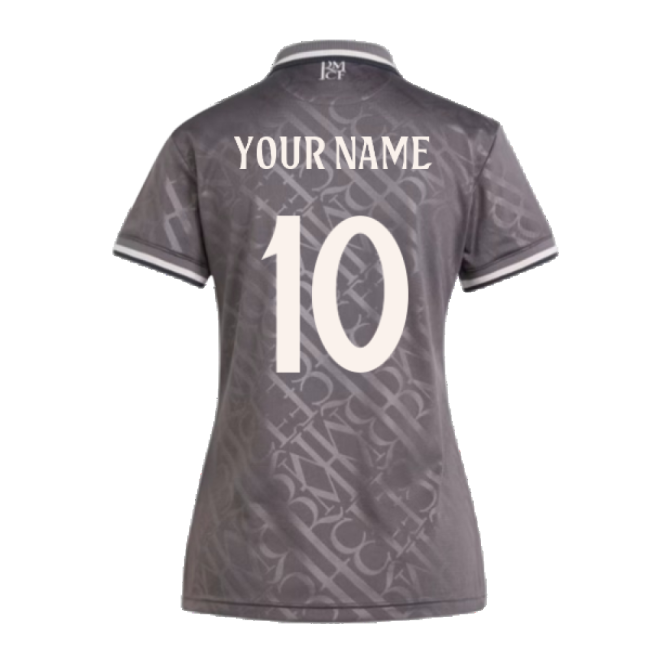 2024-2025 Real Madrid Third Shirt (Womens) (Your Name)-The Soccer Shirt Hub