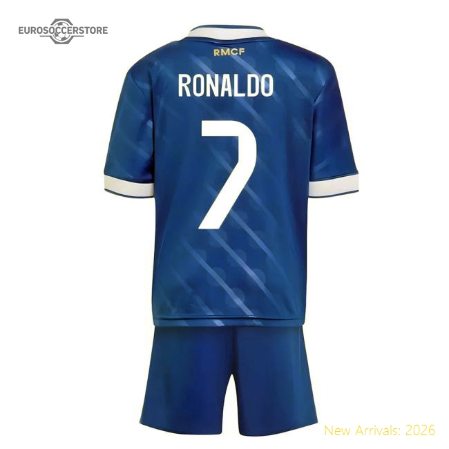 2025-2026 Real Madrid Third Youth Kit (Ronaldo 7)-The Soccer Shirt Hub