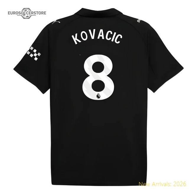 2025-2026 Man City Away Shirt (Kovacic 8)-The Soccer Shirt Hub