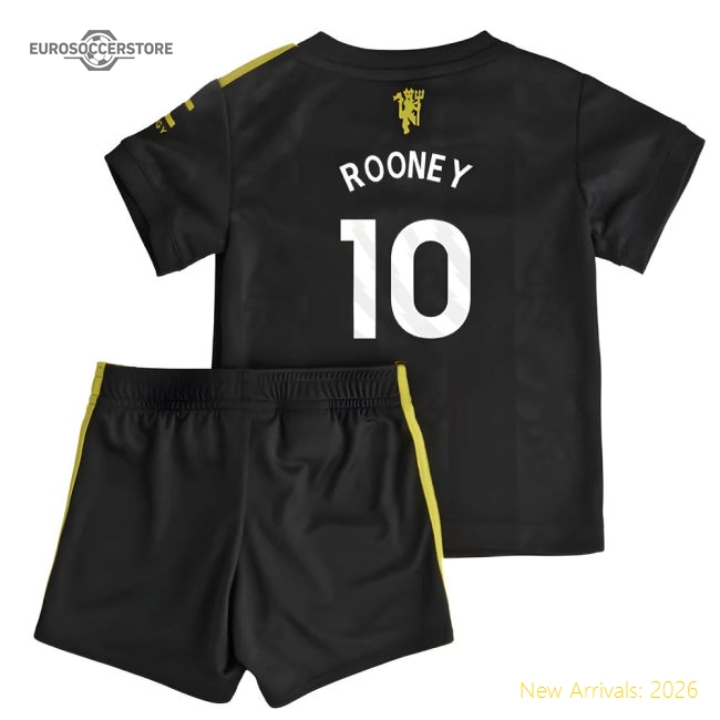 2025-2026 Manchester United Third Baby Kit (Rooney 10)-The Soccer Shirt Hub