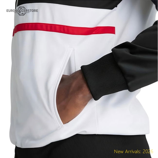 Man Utd 1999 Away Inspired Retro Track Jacket (White)-The Soccer Shirt Hub