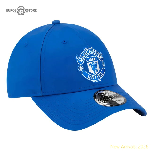 2023-2024 Manchester United 9FORTY Adjustable Cap (Blue)-The Soccer Shirt Hub