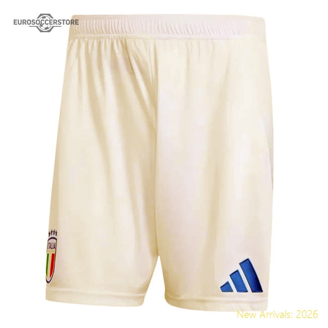 2024-2025 Italy Home Shorts (White)-The Soccer Shirt Hub