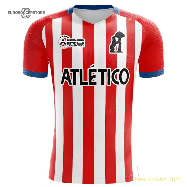 2025-2026 Atletico Concept Training Shirt (Red-White)-The Soccer Shirt Hub