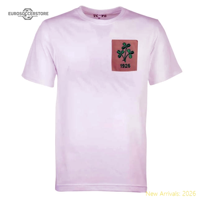Republic of Ireland Shamrock 1926 White T-Shirt-The Soccer Shirt Hub
