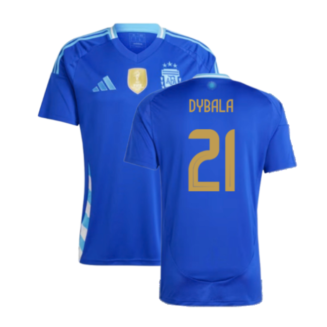 2024-2025 Argentina Away Shirt (DYBALA 21)-The Soccer Shirt Hub