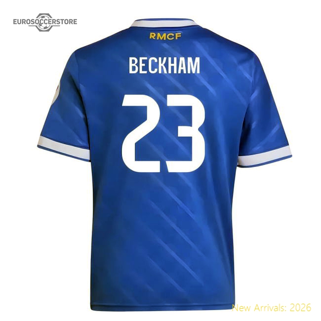 2025-2026 Real Madrid Third Shirt (Kids) (Beckham 23)-The Soccer Shirt Hub