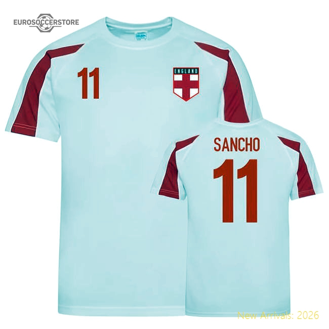 England Sports Training Jersey (Sancho 11)-The Soccer Shirt Hub