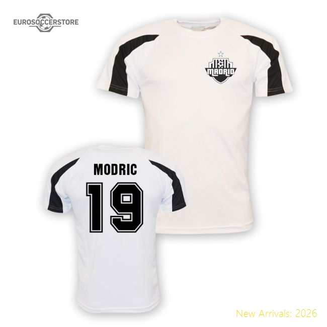 Luka Modric Real Madrid Sports Training Jersey (white)-The Soccer Shirt Hub
