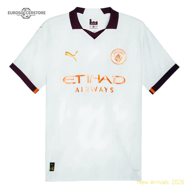 2023-2024 Man City Authentic Away Shirt (DE BRUYNE 17)-The Soccer Shirt Hub