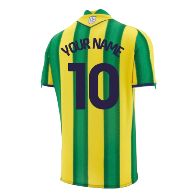 2025-2026 West Bromwich Albion WBA Away Shirt (Your Name)-The Soccer Shirt Hub