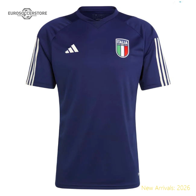 2023-2024 Italy Training Jersey (Dark Blue)-The Soccer Shirt Hub