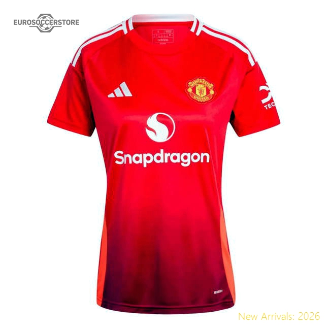 2024-2025 Man Utd Home Shirt (Womens) (Beckham 7)-The Soccer Shirt Hub