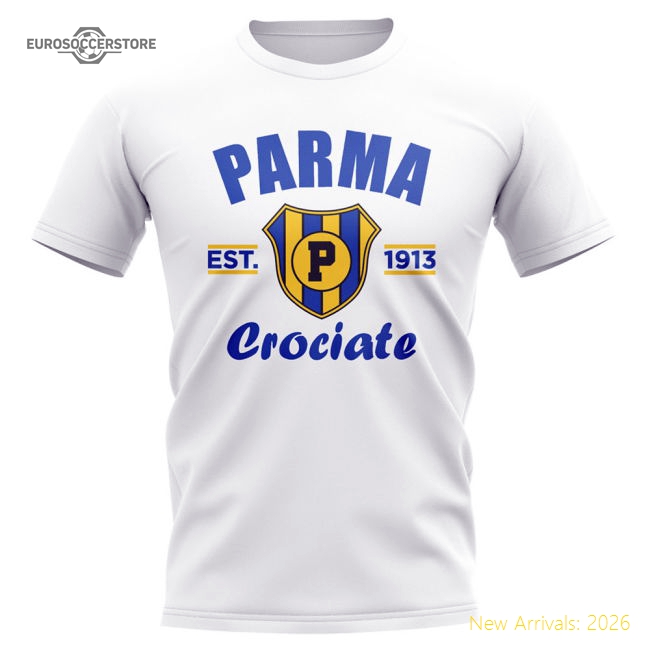 Parma Established Football T-Shirt (White)-The Soccer Shirt Hub