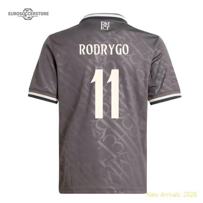 2024-2025 Real Madrid Third Shirt (Kids) (Rodrygo 11)-The Soccer Shirt Hub