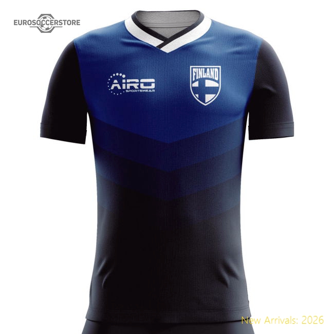 2025-2026 Finland Away Concept Football Shirt - Womens-The Soccer Shirt Hub