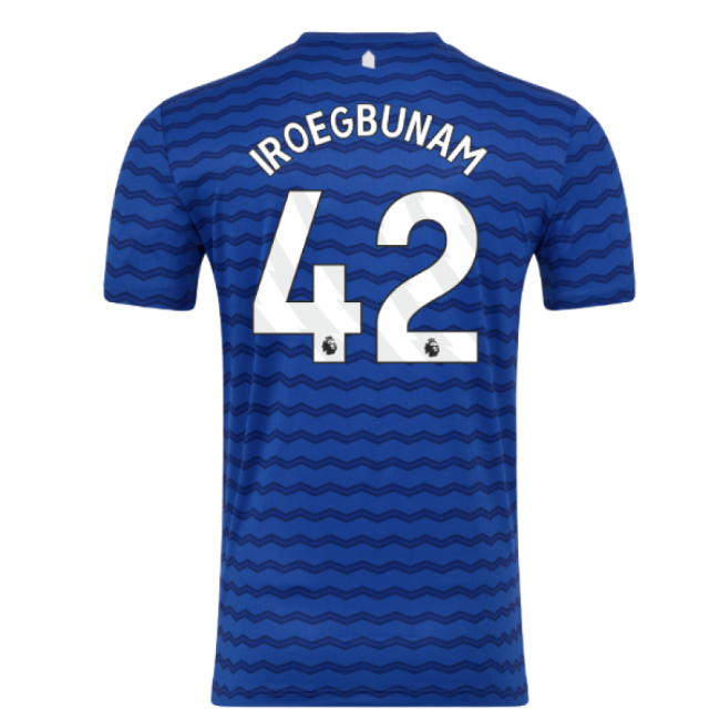 2025-2026 Everton Home Shirt (Iroegbunam 42)-The Soccer Shirt Hub