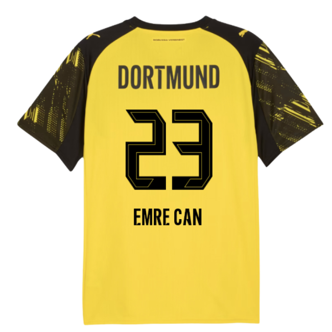 2025-2026 Borussia Dortmund Home Shirt (Emre Can 23)-The Soccer Shirt Hub