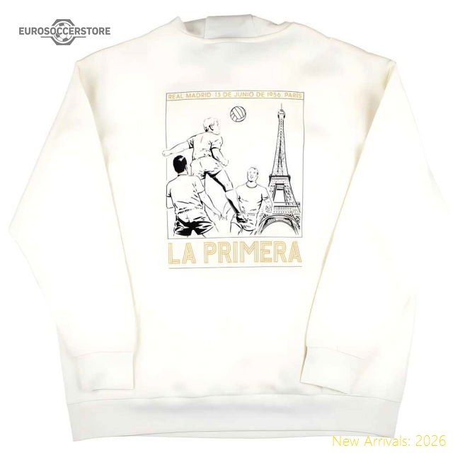 2024-2025 Real Madrid UCL Hoody (White)-The Soccer Shirt Hub