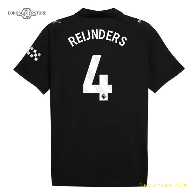 2025-2026 Man City Away Shirt (Reijnders 4)-The Soccer Shirt Hub