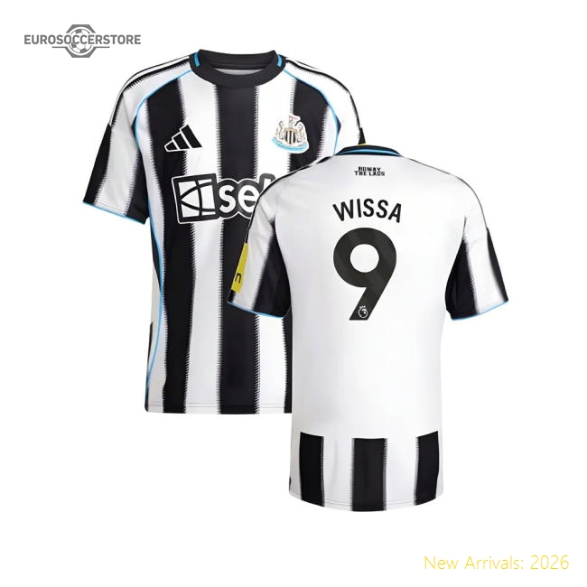 2025-2026 Newcastle Home Shirt (Wissa 9)-The Soccer Shirt Hub
