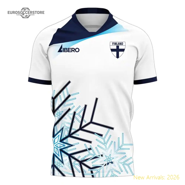 Finland 2025-2026 Home Concept Football Kit (Libero) (R EREMENKO 7)-The Soccer Shirt Hub