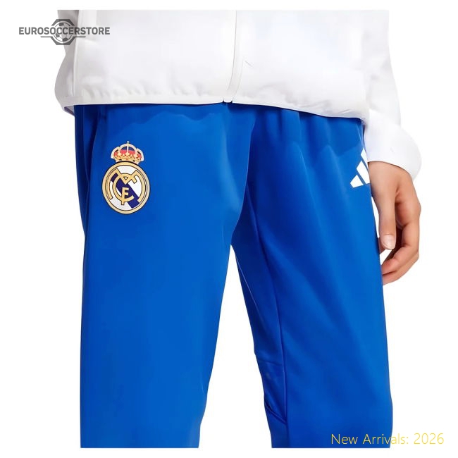 2025-2026 Real Madrid EU Training Pants (Blue) - Kids-The Soccer Shirt Hub